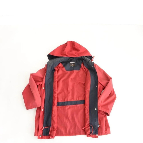 Vintage Fen-Nelli Sport Red Jacket  with Hood Size 15-16 - Picture 13 of 13